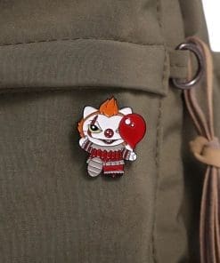 Alternative view of Kitty Cat 'Pennywise' Enamel Pin