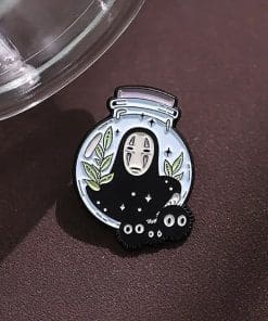 Alternative view of Spirited Away 'Kaonashi | Water Jar' Enamel Pin