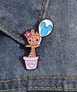 Guardians of the Galaxy ‘Groot in Pink Pot’ Enamel Pin - Image 3