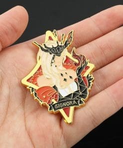 Alternative view of Genshin Impact 'La Signora' Enamel Pin