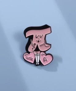 Math Pi Girl 'Cutie Pi' Enamel Pin