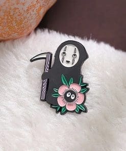 Alternative view of Spirited Away 'Kaonashi | Grim Reaper' Enamel Pin