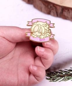 Alternative view of Genshin Impact 'Albedo | I'm Not Depressed I'm a Genius' Enamel Pin