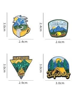 Mountain View Coffee Enamel Pin - Image 3