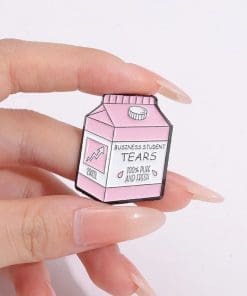 Alternative view of Box of Tears 'Business Student | 100% Pure and Fresh' Enamel Pin