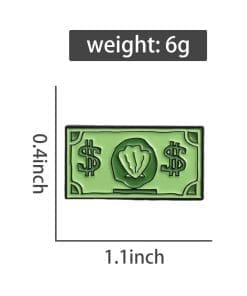 SpongeBob SquarePants 'Mr. Krabs | Shell Dollar' Enamel Pin - Image 4