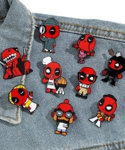Alternative view of Deadpool 'Set of 9 Chibi' Enamel Pin
