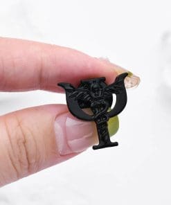 Alternative view of Psychology Psi 'Caduceus Black' Enamel Pin