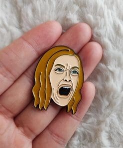Alternative view of Hereditary 'Annie Graham | Scream Face' Enamel Pin