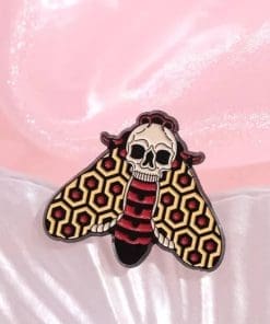 Alternative view of The Shinning 'Skull Beehive' Enamel Pin