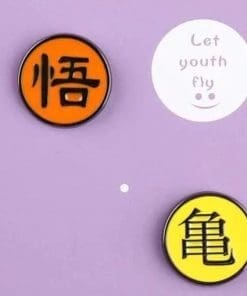 Alternative view of Dragon Ball 'Goku | Turtle Hermit Symbol' Enamel Pin