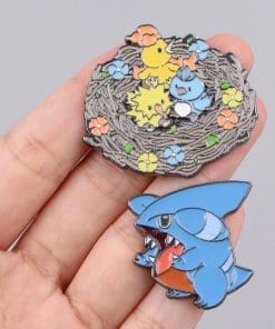 Alternative view of Bird's Nest 'Pokemon Hybrid' Enamel Pin