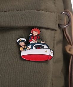 Alternative view of Ponyo 'Sosuke and Ponyo | Love Chibi' Enamel Pin