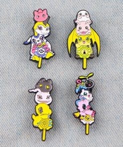 Digimon Adventure 'Biyomon Monsters Stick' Enamel Pin - Image 3
