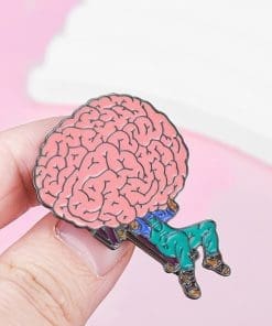 Alternative view of Medical Psychology 'Brain Repair' Enamel Pin