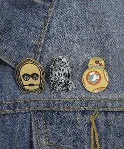 Alternative view of C-3PO 'Gold Head' Enamel Pin