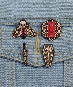 Alternative view of The Shining ‘Bloody Axe | Coffin’ Enamel Pin