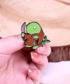 Alternative view of Final Fantasy 'Tonberry Mascot' Enamel Pin