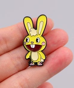 Alternative view of Happy Tree Friends 'Big Smile Cuddles' Enamel Pin