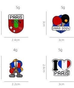 Paris 2024 'Runway' Enamel Pin - Image 3