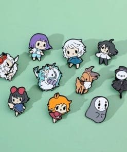 Alternative view of Spirited Away 'Haku | Human Boy Chibi' Enamel Pin