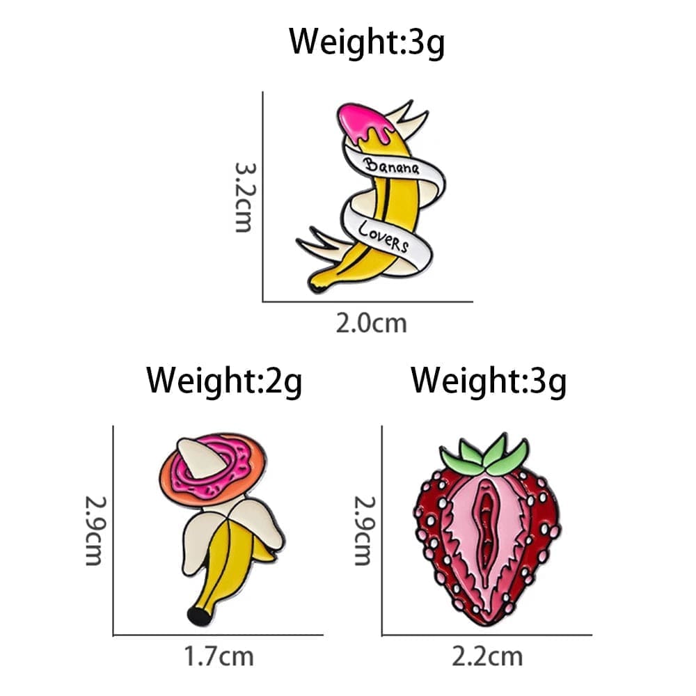 Sweet Treat 'Banana Lovers' Enamel Pin - Image 5