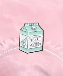 Alternative view of Box of Tears 'Math Student | 100% Pure and Fresh' Enamel Pin