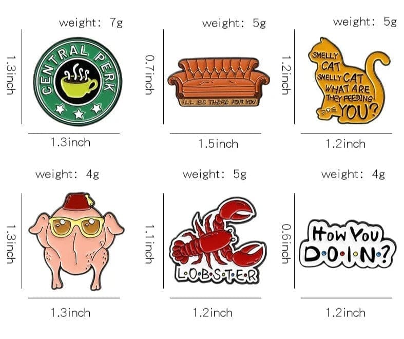 Friends ‘Turkey | The One With All the Thanksgivings’ Enamel Pin - Image 4