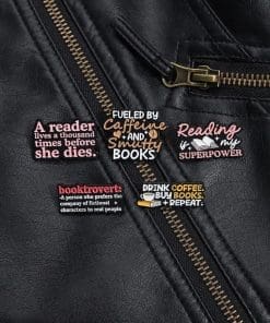 Booktrovert 'Person Who Prefers the Company of Fictional Characters to Real People' Enamel Pin - Image 3