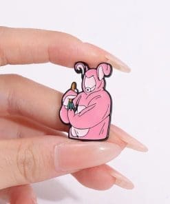 Alternative view of Friends 'Chandler Bing | Pink Bunny Costume' Enamel Pin