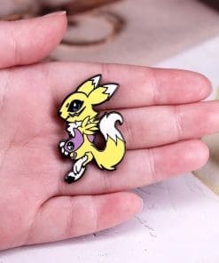 Alternative view of Digimon Adventure ‘Kawaii Renamon’ Enamel Pin