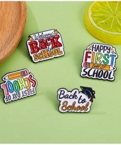 Alternative view of Back to School 'Pencil Enamel Pin