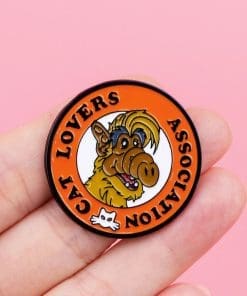 Alternative view of Cat  Lovers Association Enamel Pin