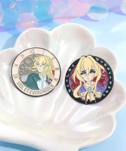 Alternative view of Violet Evergarden 'Lady Fighter' Enamel Pin
