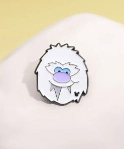 Alternative view of Monster Inc 'Yeti Silly Head' Enamel Pin