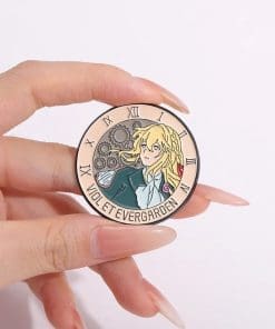 Alternative view of Violet Evergarden ‘Time’ Enamel Pin