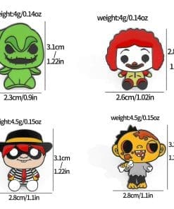 Alternative view of Killer Mash-Up 'Set of 4 Funko Mc Donalds'  Enamel Pin