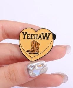 Alternative view of Cowboy Heart 'Yeehaw | Boots' Enamel Pin