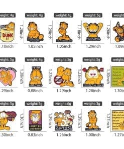 Alternative view of Garfield 'Access Denied' Enamel Pin