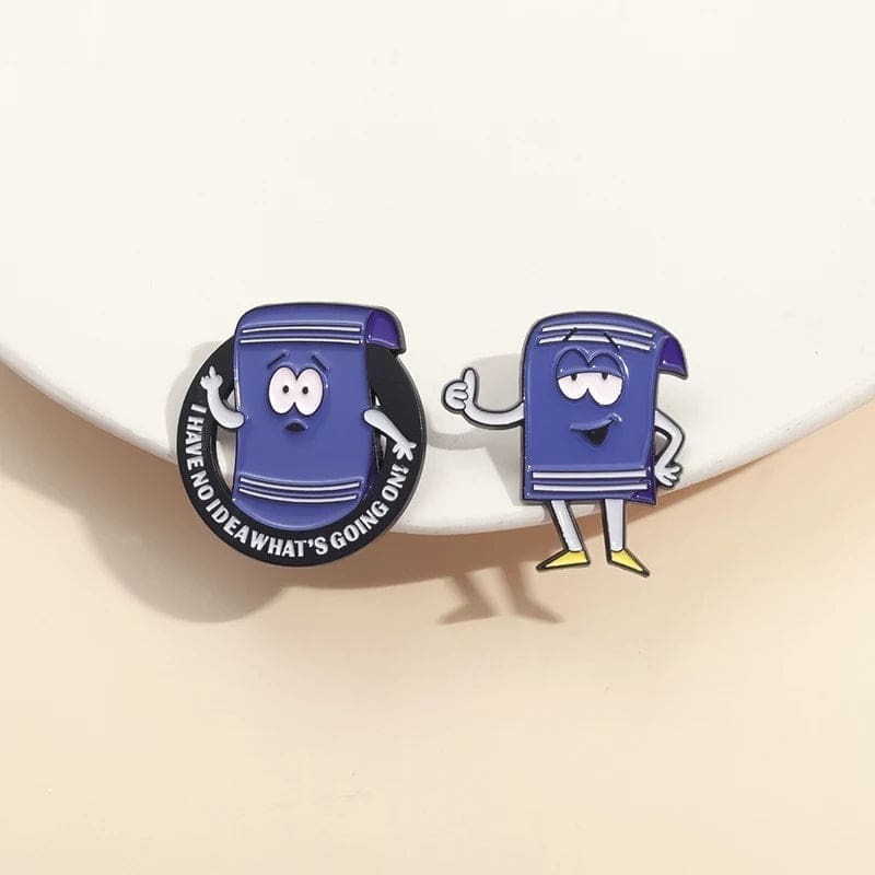 South Park ‘Towelie | I Have No Idea What's Going On’ Enamel Pin - Image 4