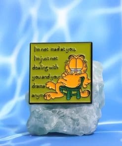 Alternative view of Garfield 'Not Mad | Just Not Dealing With You' Enamel Pin