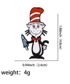 Dr. Seuss ‘The Cat in the Hat | Umbrella‘ Enamel Pin - Image 4