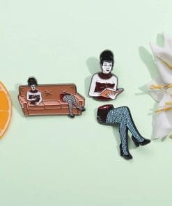Beetlejuice 'Half Woman Legs | Magician's Assistant' Enamel Pin - Image 3