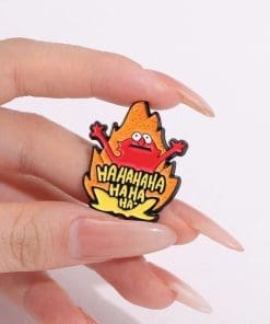 Alternative view of Happy Flames 'Elmo | Hahahaha' Enamel Pin