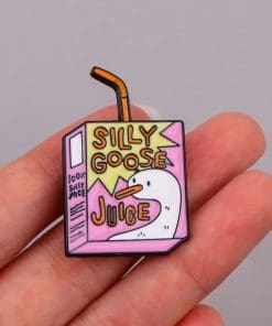 Alternative view of Silly Goose Juice 'Juicy Fruity' Enamel Pin