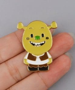 Alternative view of Shrek 'Cute Ogre' Enamel Pin