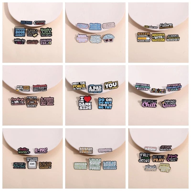 Science Lover 'Periodic Set of 5' Enamel Pin - Image 3