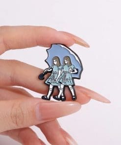 Alternative view of The Shining ‘Grady Twins Under the Rain’ Enamel Pin