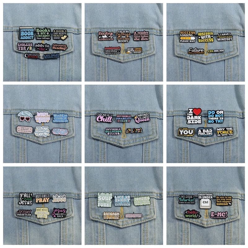 Science Lover 'Periodic Set of 5' Enamel Pin - Image 4