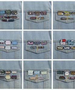 Set of 2 Sarcasm Enamel Pin - Image 4